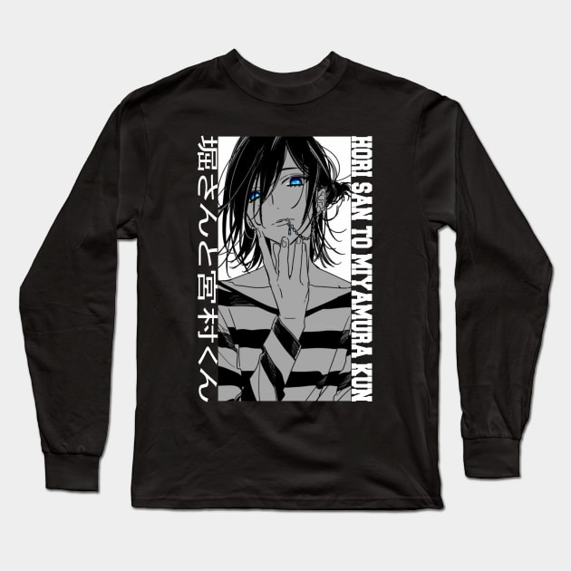 Izumi Miyamura-Horimiya Long Sleeve T-Shirt by abdul rahim